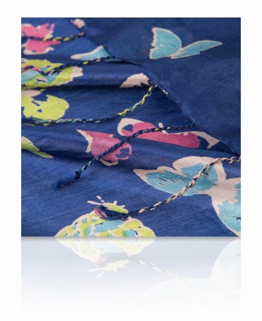 Палантин Женский S20-BUTTFLY/SLATE